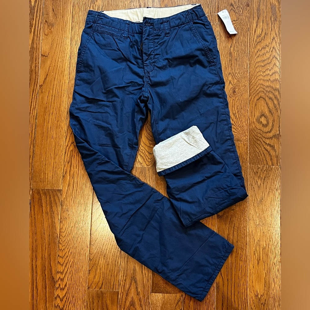 GAP Kids Blue and Tan Pants